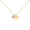 Histoire d'Or Collier Corazon Plaqué Or Jaune Oxyde De Zirconium