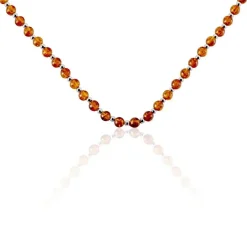 Collier Costin Argent Ambre-Histoire d'Or Hot
