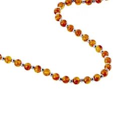 Collier Costin Argent Ambre-Histoire d'Or Hot
