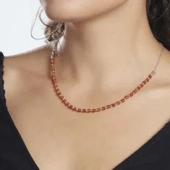 Collier Costin Argent Ambre-Histoire d'Or Hot