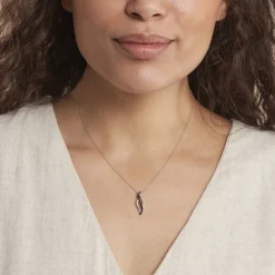 Collier Courbes Or Blanc Diamant-Histoire d'Or Hot