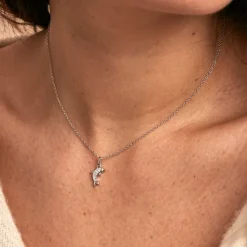 Collier Court Argent Blanc Giullia Motif Oxyde De Zirconium-Histoire d'Or Best