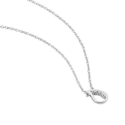 Collier Court Argent Blanc Sylvan Oxyde De Zirconium-Histoire d'Or Hot