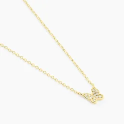 Histoire d'Or Collier Court Argent Rose Anne-lise Oxyde De Zirconium
