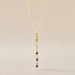 Collier Céphée Plaqué Or Doré Oxyde De Zirconium-Histoire d'Or Sale