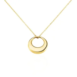 Histoire d'Or Collier Creolia Acier Jaune