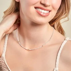 Collier Cyclades Argent Jaune Quartz-Histoire d'Or