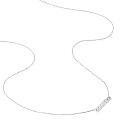 Histoire d'Or Collier Cyprine Or Blanc Diamant