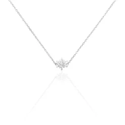 Collier Cyriac Argent Blanc Oxyde De Zirconium-Histoire d'Or Hot