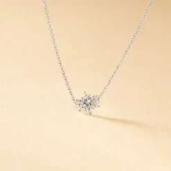 Collier Cyriac Argent Blanc Oxyde De Zirconium-Histoire d'Or Hot