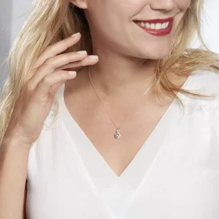 Collier Dai Or Blanc Topaze Oxyde-Histoire d'Or Online