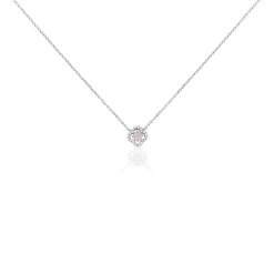 Collier Dally Argent Blanc Quartz Oxyde De Zirconium-Histoire d'Or Online