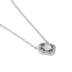 Collier Dally Argent Blanc Quartz Oxyde De Zirconium-Histoire d'Or Online