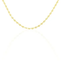 Collier Dami Maille Grain De Cafe Or Jaune-Histoire d'Or Best