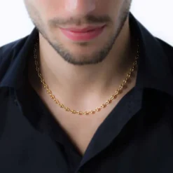 Collier Dami Maille Grain De Cafe Or Jaune-Histoire d'Or Best