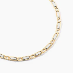 Collier Danae Plaquette Or Bicolore-Histoire d'Or Online