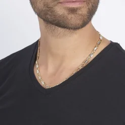 Collier Danae Plaquette Or Bicolore-Histoire d'Or Online