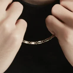 Collier Danae Plaquette Or Bicolore-Histoire d'Or Sale