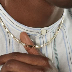 Histoire d'Or Collier Danae Plaquette Or Bicolore