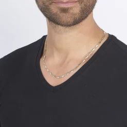 Collier Danae Plaquette Or Bicolore-Histoire d'Or Outlet