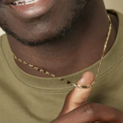 Collier Danae Plaquette Or Bicolore-Histoire d'Or Outlet