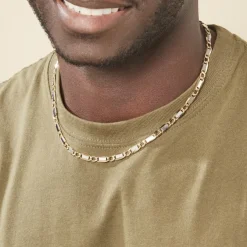 Histoire d'Or Collier Danae Plaquette Or Bicolore