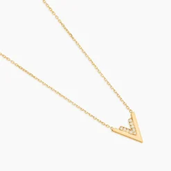 Collier Dao Or Jaune Oxyde De Zirconium-Histoire d'Or Best