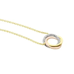 Collier Daphnee Or Tricolore Diamant-Histoire d'Or Sale