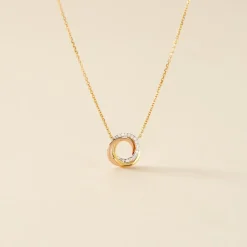 Collier Daphnee Or Tricolore Diamant-Histoire d'Or Sale