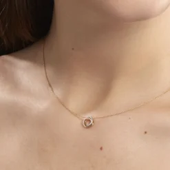 Collier Daphnee Or Tricolore Diamant-Histoire d'Or Sale