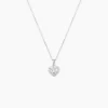 Collier Dari Or Blanc Oxyde De Zirconium-Histoire d'Or Clearance