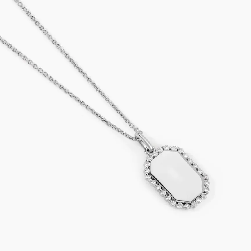 Collier Declaration De Zirconium-Histoire d'Or