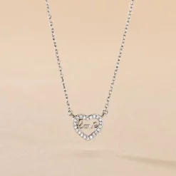 Histoire d'Or Collier Delicata Argent Blanc Oxyde De Zirconium