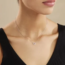 Histoire d'Or Collier Delicata Argent Blanc Oxyde De Zirconium