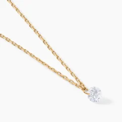 Histoire d'Or Collier Delma Plaqué Or Jaune Oxyde De Zirconium