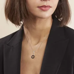 Histoire d'Or Collier Delphinia Argent Blanc Oxyde De Zirconium