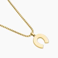 Histoire d'Or Collier Devy Acier Jaune
