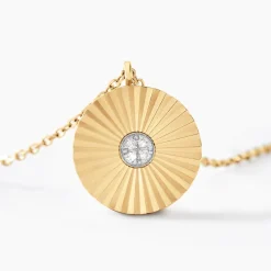 Histoire d'Or Collier Diamantae Or Jaune Diamant