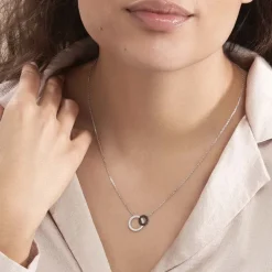 Collier Diana Argent Blanc Oxyde De Zirconium-Histoire d'Or Sale