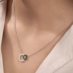 Collier Diana Argent Blanc Oxyde De Zirconium-Histoire d'Or Sale