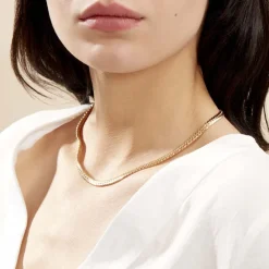 Histoire d'Or Collier Doline Maille Anglaise Or Jaune