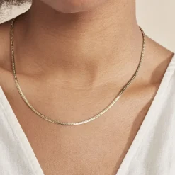 Histoire d'Or Collier Doline Maille Anglaise