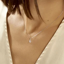 Histoire d'Or Collier Domitia Or Blanc Diamant