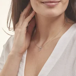 Histoire d'Or Collier Domnika Argent Blanc Oxyde De Zirconium