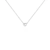 Collier Dorthea Argent Blanc Oxyde De Zirconium-Histoire d'Or Clearance