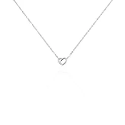 Collier Dorthea Argent Blanc Oxyde De Zirconium-Histoire d'Or Clearance