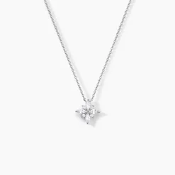 Collier Eclat Argent Blanc Oxyde De Zirconium-Histoire d'Or Online