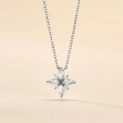 Collier Eclat Argent Blanc Oxyde De Zirconium-Histoire d'Or Online