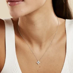 Collier Eclat Argent Blanc Oxyde De Zirconium-Histoire d'Or Online
