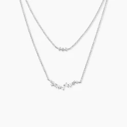 Collier Eclat d'Aurore Argent Blanc Oxyde De Zirconium-Histoire d'Or Discount